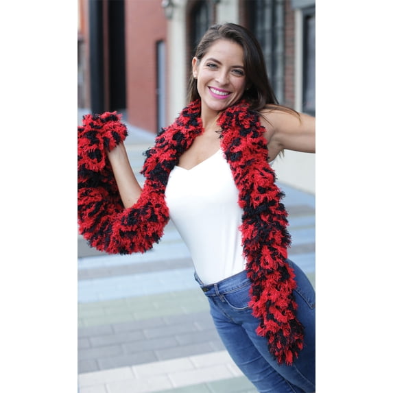 Happy Boa Super Featherless Black Red