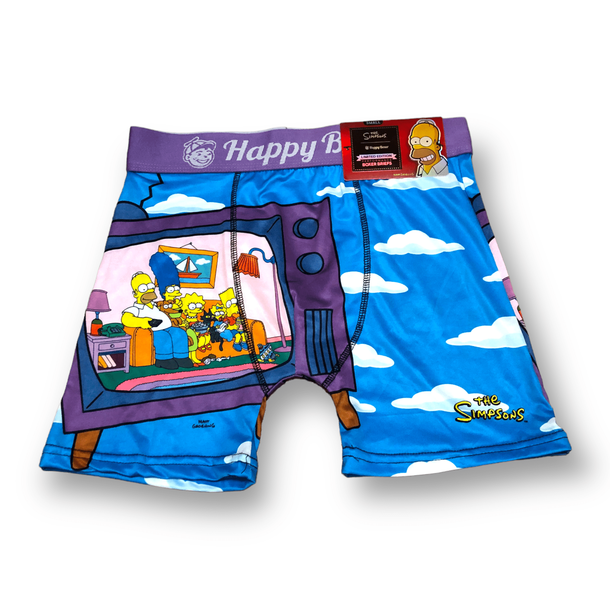 Aeropostale Simpsons Themed Boxer Briefs, Men's Size M, L, XL Underwear, C4  M