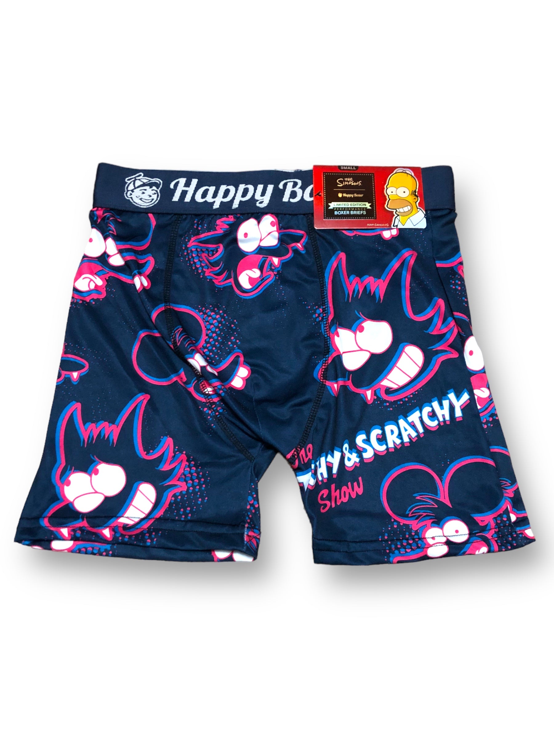 Happy Boxer Limited Edition The Simpsons "The Itchy & Scratchy Show