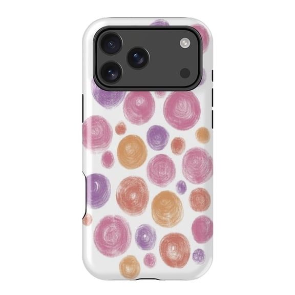 Happy Bright Dots Fun Minimal Pop Art Case for iPhone 17 16 15 14 13 12 11 Pro Max