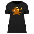 thumbnail image 1 of Happy Brown Dog Cartoon T-Shirt Women -Image by Shutterstock, Female x-Large, 1 of 2
