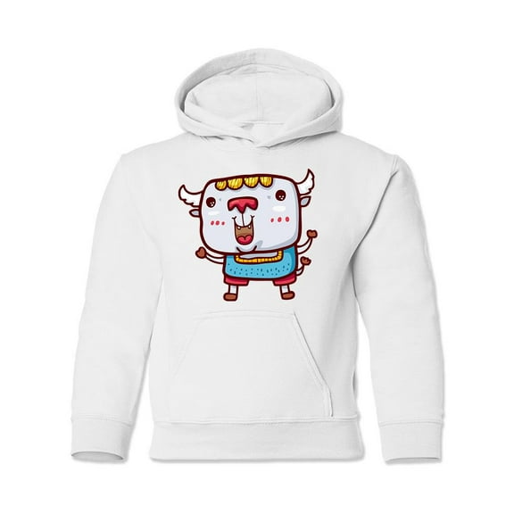 Happy Buffalo Hoodie Juniors -Image by Shutterstock, x-Large