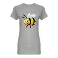 thumbnail image 1 of Happy Bumble Bee Shaped Tee Women's -Image by Shutterstock, 1 of 2
