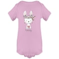 thumbnail image 1 of Happy Bunny Design Bodysuit Infant -Image by Shutterstock,  24 Months, 1 of 2