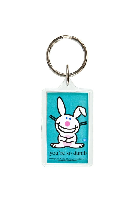 Happy Bunny - Dumb Keychain