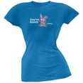 thumbnail image 1 of Happy Bunny - Funny Looking Blue Juniors T-Shirt - Small, 1 of 1
