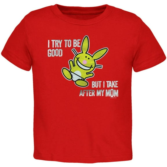 Happy Bunny - I Try To Be Mom Toddler T-Shirt - Medium