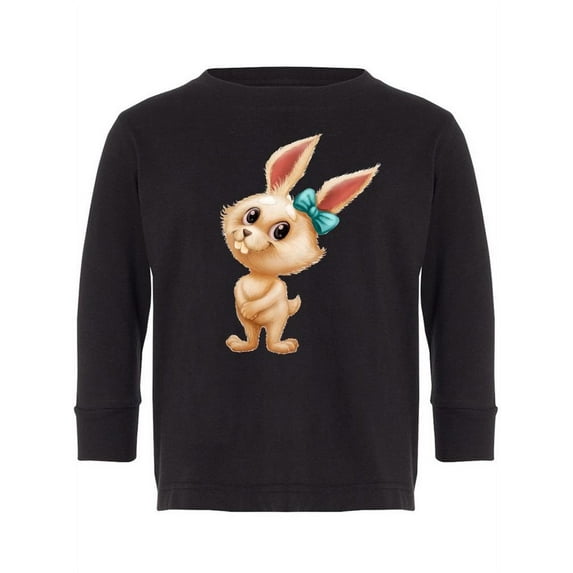 Happy Bunny Long Sleeve Toddler -Image by Shutterstock, 3 Toddler