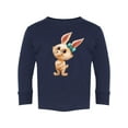 thumbnail image 1 of Happy Bunny Long Sleeve Toddler -Image by Shutterstock,  5 Toddler, 1 of 4