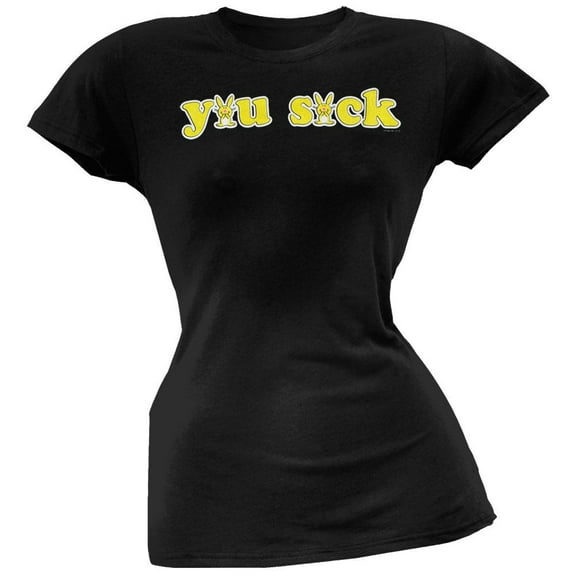 Happy Bunny - You Suck Ladies T-Shirt - X-Large