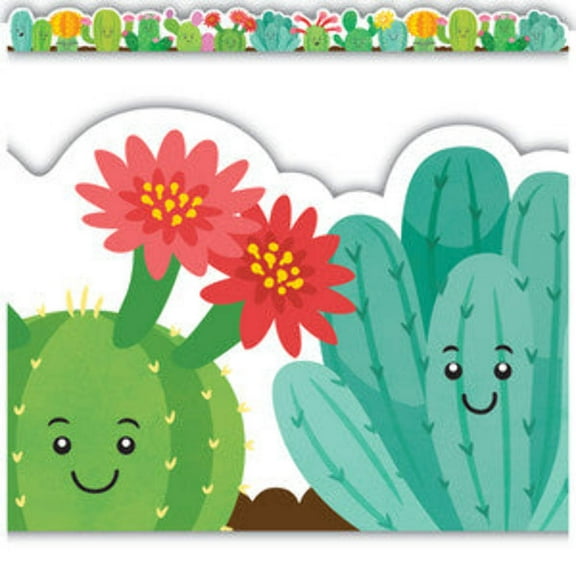 Happy Cactus Crew Die-Cut Border Trim [TCR6954]