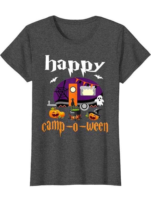 Happy Camp-O-Ween Halloween Camping T-Shirt