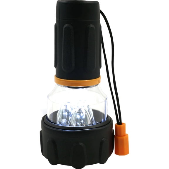 Happy Camper 3-LED Flashlight / Lantern Combo