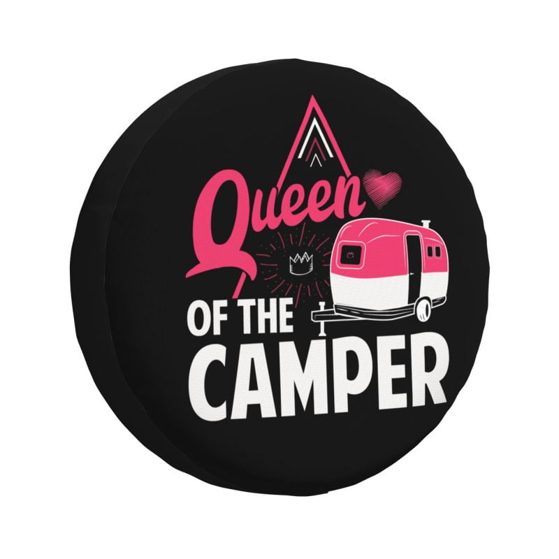 Happy Camper Adventure Travel Spare Tire Cover for Prado Pajero Camping