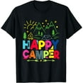 thumbnail image 1 of Happy Camper Camping Summer Funny Men Women Kids T-Shirt, 1 of 4