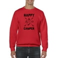 thumbnail image 1 of Happy Camper Design. Sweatshirt Men -GoatDeals Designs, Male Large, 1 of 4