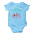 thumbnail image 1 of Happy Camper - Funny Outdoor Outfit - Let The Adventure Begin - Cute One-Piece Infant Baby Bodysuit, 1 of 4