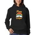 thumbnail image 1 of Happy Camper Image Hoodie Women -GoatDeals Designs, Female x-Large, 1 of 4