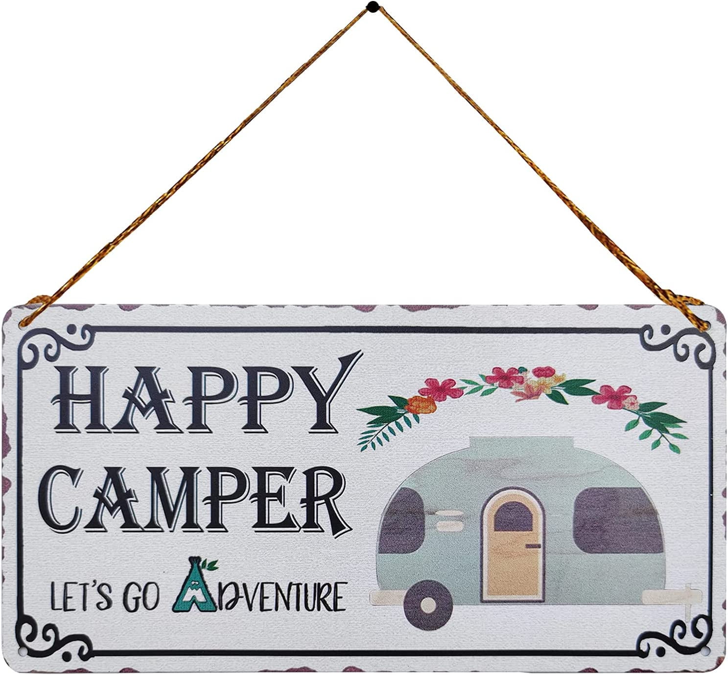 Happy Campers Signs for Home Decor