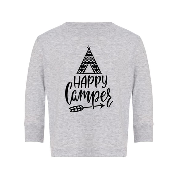 Happy Camper . Long Sleeve Toddler -Image by Shutterstock, 3 Toddler