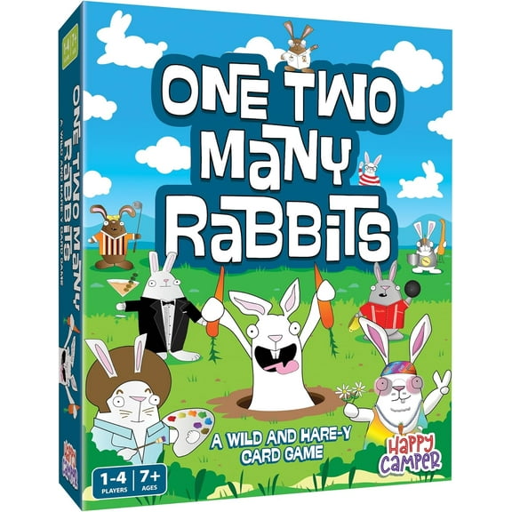 Happy Camper - One Two Many Rabbits: A Wild & Harey Card Game!
