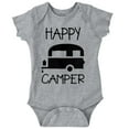 thumbnail image 1 of Happy Camper Outdoorsy Romper Boys or Girls Infant Baby Brisco Brands 18M, 1 of 6