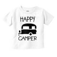 thumbnail image 1 of Happy Camper Outdoorsy Toddler Boy Girl T Shirt Infant Toddler Brisco Brands 6M, 1 of 6