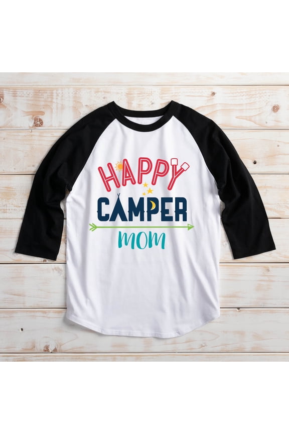Happy Camper Personalized Adult Sports Jersey