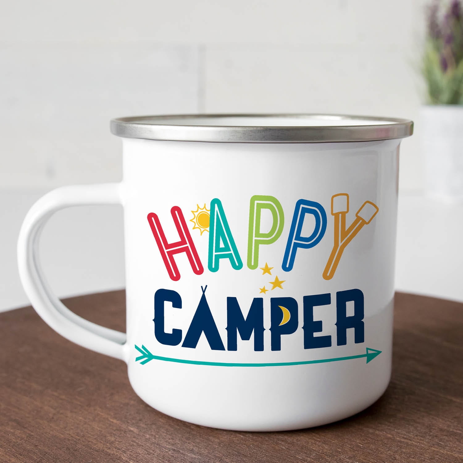 Happy Camper Personalized Camp Mug
