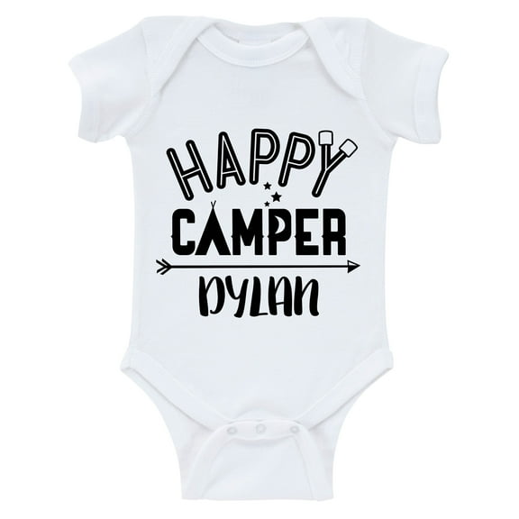 Happy Camper Personalized Infant Bodysuit