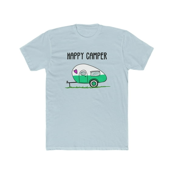 Happy Camper Premium Fit Cotton T-Shirt