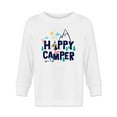 thumbnail image 1 of Happy Camper Quote Long Sleeve Toddler -Image by Shutterstock,  2 Toddler, 1 of 4