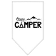 thumbnail image 1 of Happy Camper Screen Print Bandana, White - Small, 1 of 1