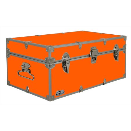 Happy Camper Steel Footlocker Trunk 32x18x13.5"