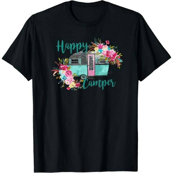 Happy Camper T-Shirt | Happy Camper Shirt T-Shirt