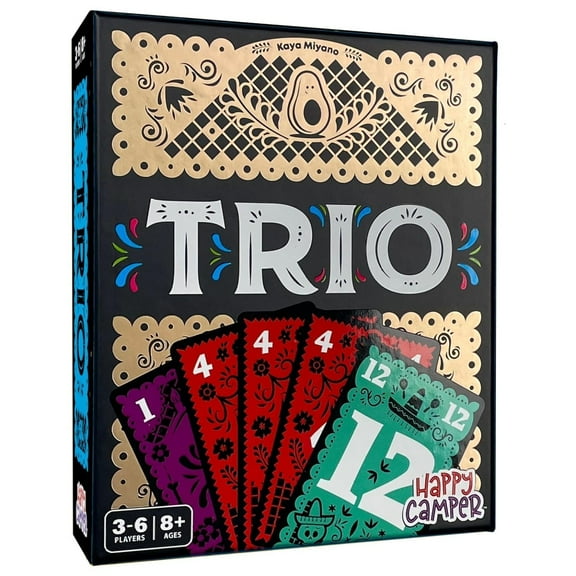 Happy Camper TRIO Card Game Hottest New Family Game Great for Game Night 3-6 Players Ages 8+