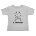 thumbnail image 1 of Happy Campers Camping Cute Toddler T Shirts for Boys Girls (Gray, Youth S), 1 of 5