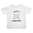 thumbnail image 1 of Happy Campers Camping Cute Toddler T Shirts for Boys Girls (White, Youth M), 1 of 5
