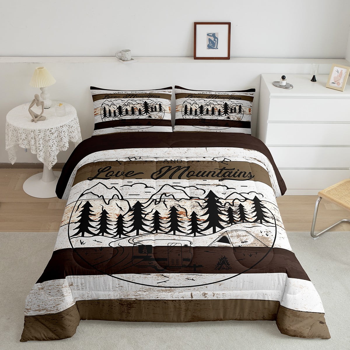 Happy Camping Bedding Comforter Sets Camping Essentials Comforter Set