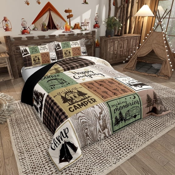 Happy Camping Comforter Set