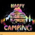thumbnail image 1 of Happy Camping Fabric by the Yard,Hippie Camp Upholstery Fabric for Chairs,Cartoon Cars Indoor Outdoor Fabric,Tie Dye Quilting Fabric,Woodland Waterproof Fabric for Upholstery and Home Accents,3 Yards, 1 of 6