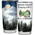 thumbnail image 1 of Happy Camping Lovers Gifts Gifts for Camper Camping Travel Tumblers Gifts Ideas for Women Men Camping Lovers gifts for camper Tumbler Insulated Stainless Steel With Lid 20 OZ, 1 of 6