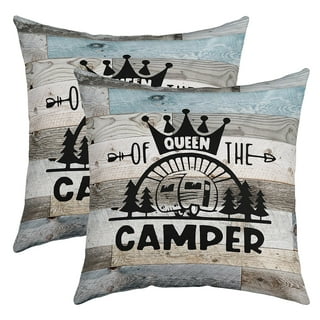 Almohada Happy Camper, equipo de camping, decoración camper, almohada de  camping, RV life, almohada camper RV, almohada camper, camper feliz, camper  life -  México