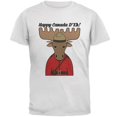 thumbnail image 1 of Happy Canada Day Moose Canadian Mens T Shirt White X-LG, 1 of 1