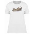 thumbnail image 1 of Happy Cartoon Kitten Tee Women's -Image by Shutterstock, 1 of 1