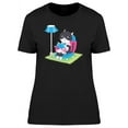 thumbnail image 1 of Happy Cat With Her Kid On Lap T-Shirt Women -Image by Shutterstock, Female Medium, 1 of 2