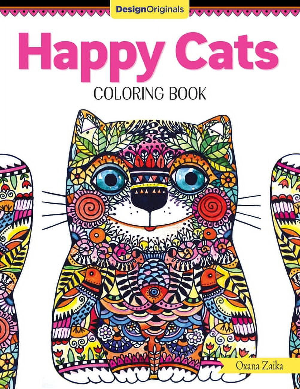 Happy Cats Coloring Book - Walmart.com