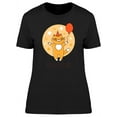 thumbnail image 1 of Happy Cats Day With Balloon T-Shirt Women -Image by Shutterstock, Female Small, 1 of 2