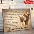 thumbnail image 1 of Happy Cats When I Say I Love You More I Don’t Mean I Love You More Than You Love Me 16 x 24 Inch Poster, 1 of 5