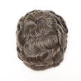 thumbnail image 1 of Happy Cc Thin Skin Toupee for Men  Natural Look  Replacement System Thin Skin Base Comfortable Fit, v-loop knots real human hair 8x10 Inch Bases Cap Hair Piece, 1 of 5